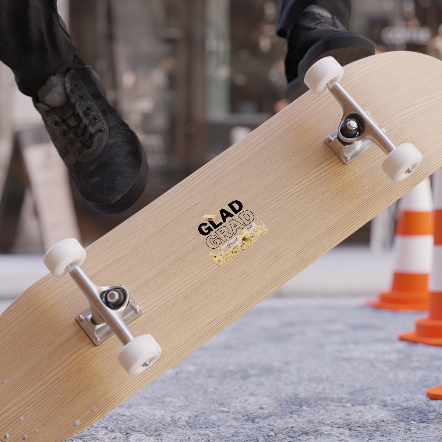 Grad Collection Transparent Outdoor Stickers, Die-Cut, 1pcs