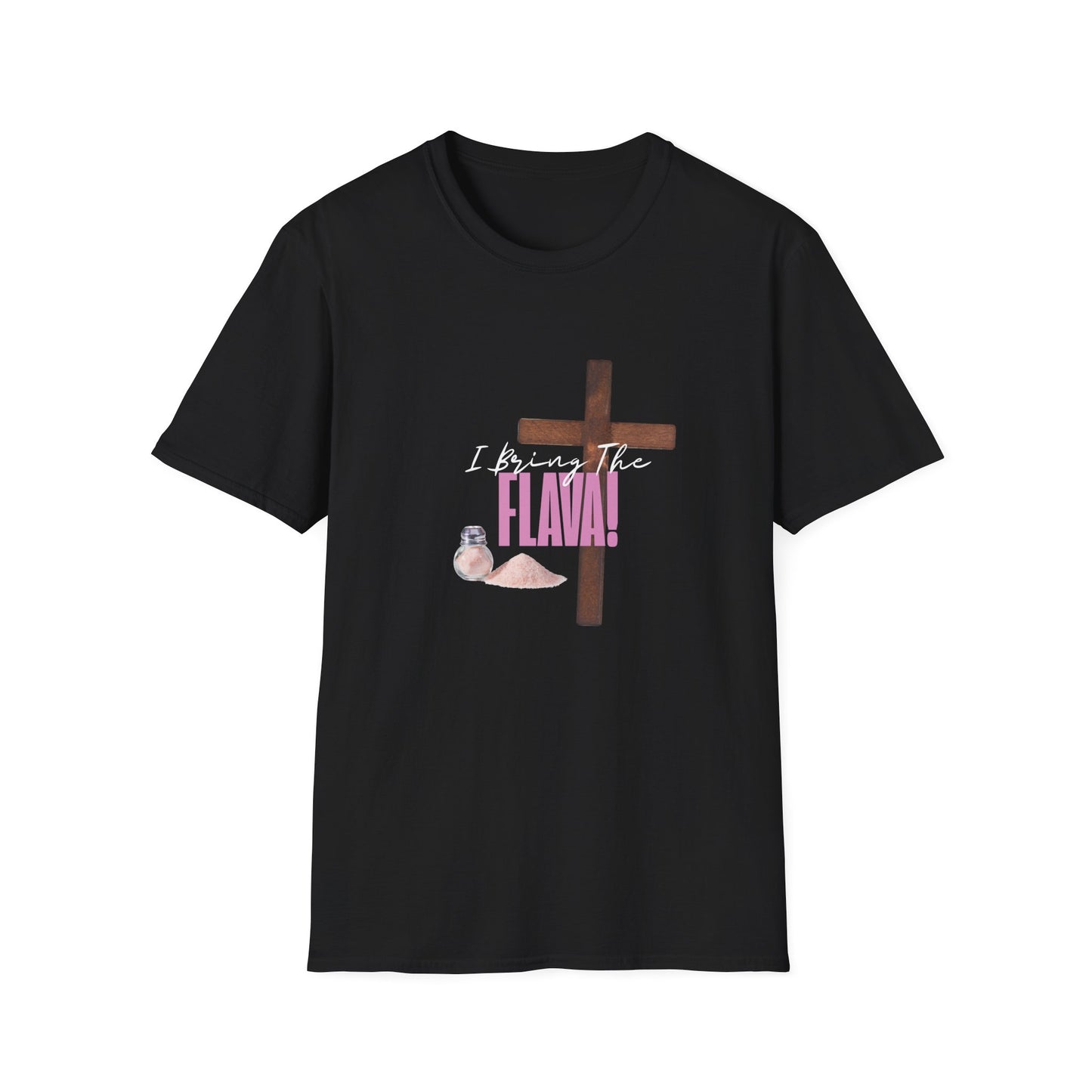 Faith-Inspired Graphic Tee, Inspirational T-Shirt for Spirituality, Gift "I Bring The Flava!"