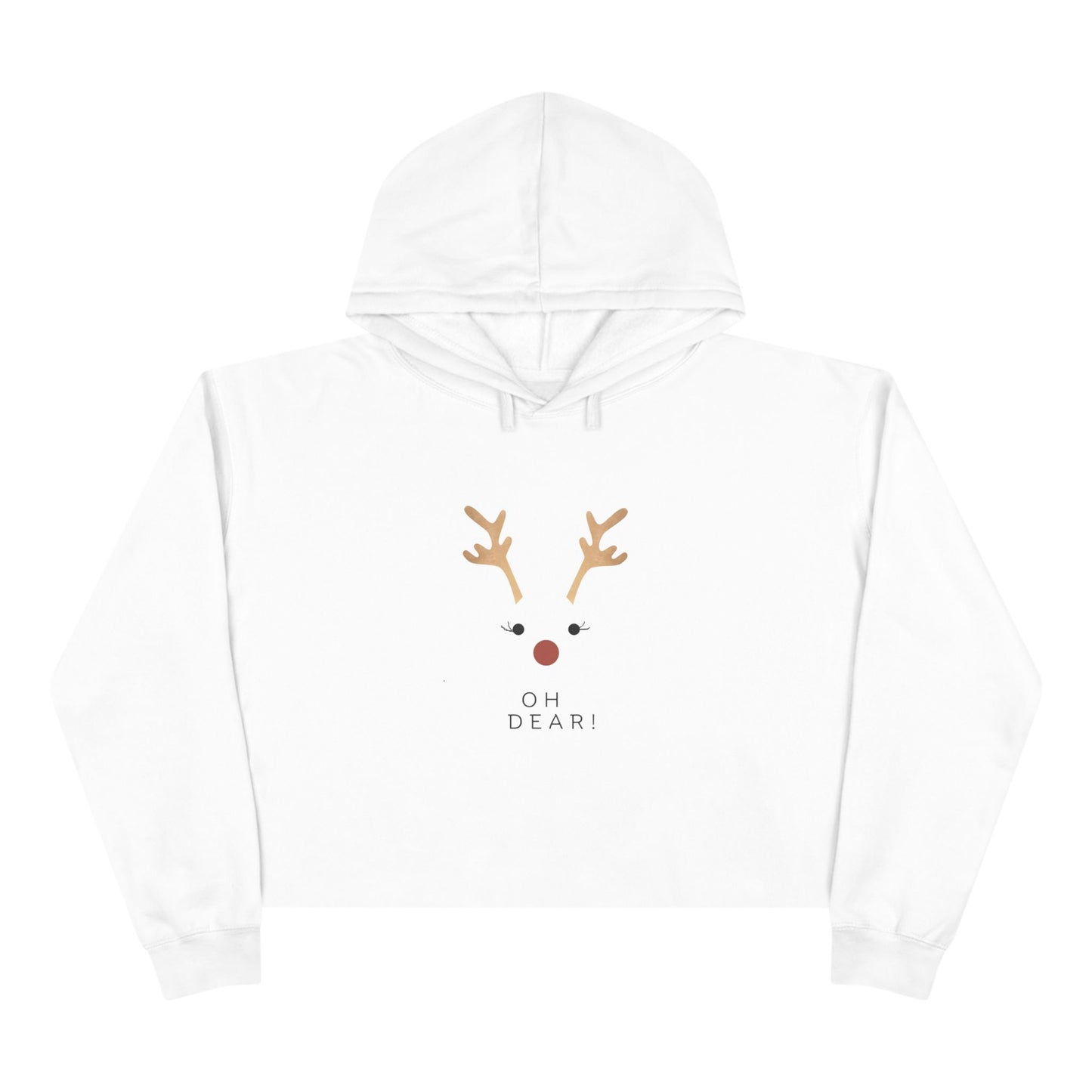 Holiday Crop Hoodie