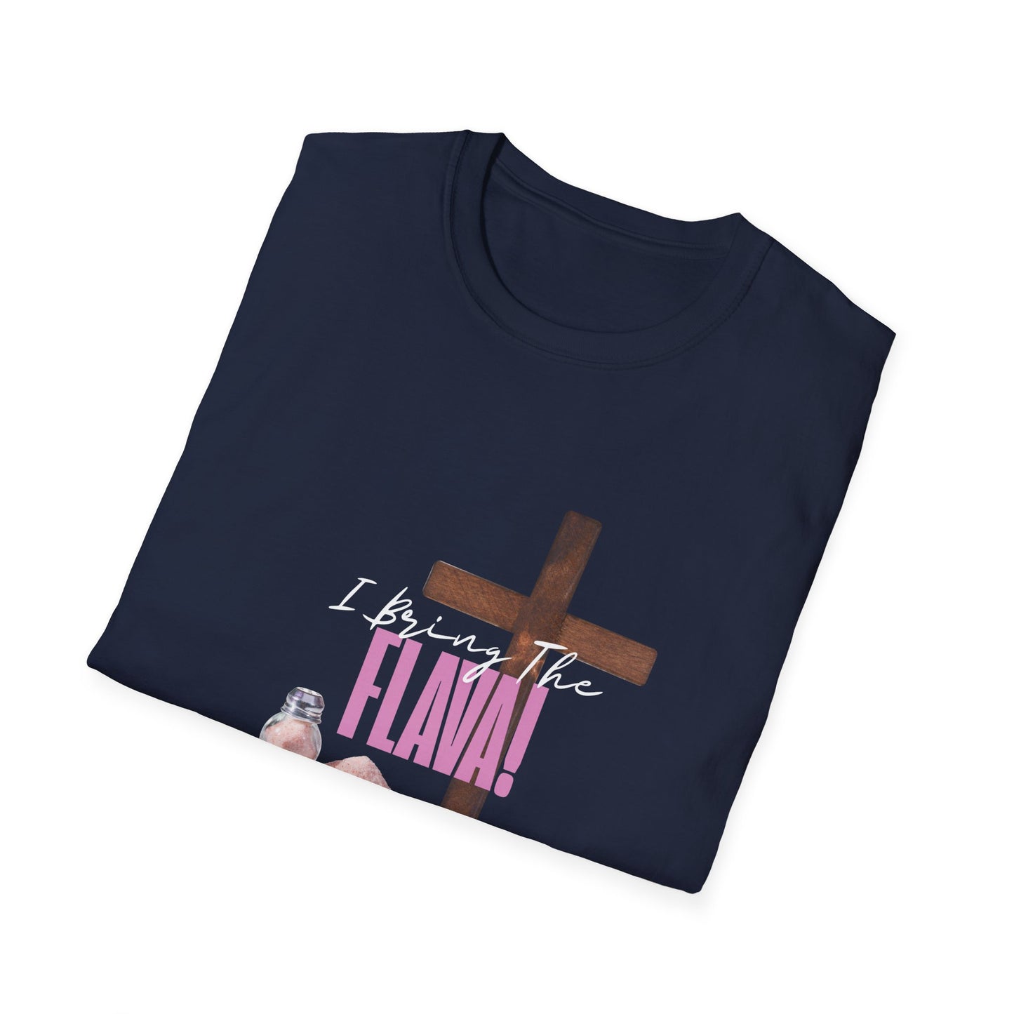 Faith-Inspired Graphic Tee, Inspirational T-Shirt for Spirituality, Gift "I Bring The Flava!"