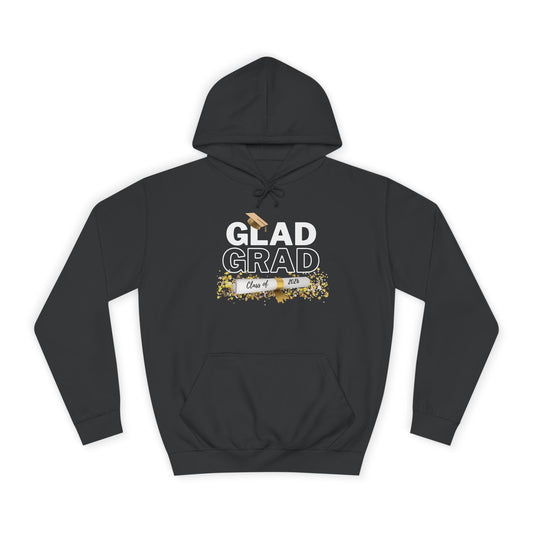 Grad Collection Unisex 2026 Glad Grad College Hoodie