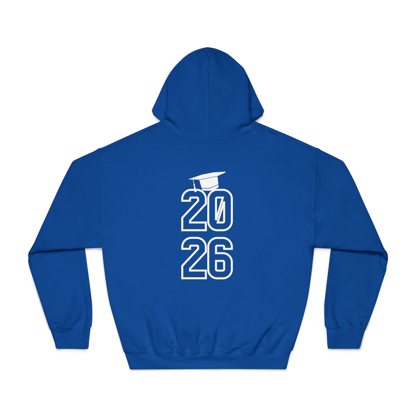 2026 Graduation Hoodie — Class of 2026 Cap Graphic Pullover