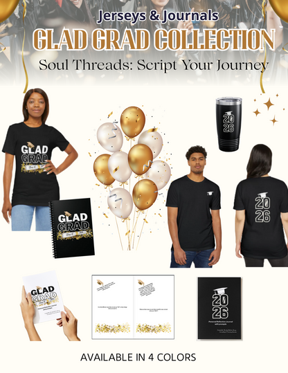 Glad Grad: Jerseys & Journals (Bundle includes Journal mailed separately)